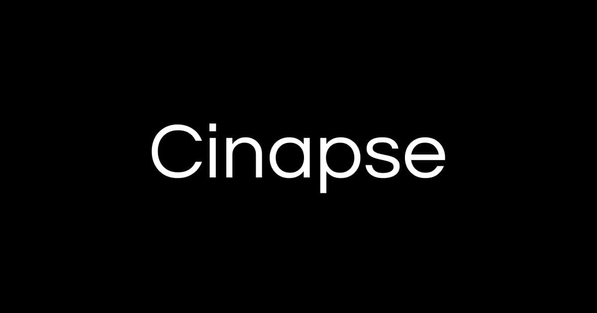 Cinapse hero photo