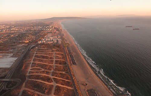 Aerial view of El Segundo, California